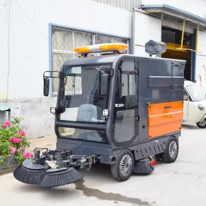 Ride-On Street Sweeper, 2400mm Sweeping Width, 35° Gradeability, 4000W Electric, Self-Propelled