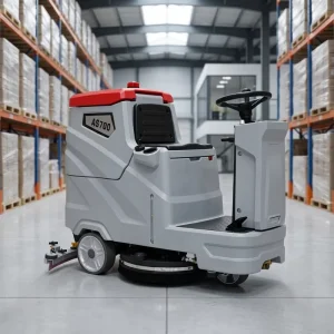 Ride-On Tile Scrubbing Machine Floor Scrubber Dryer