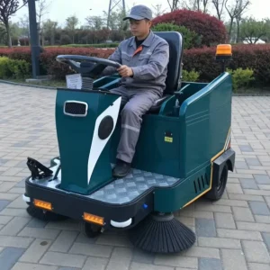 Ride on Cleaning Machine with Sweeping and Mopping Function for Industrial Facilities