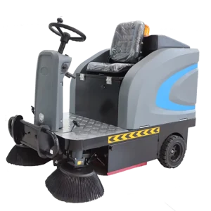 Ride-on Electric Floor Scrubber Machine with Sweeping and Burnishing Brush Motor