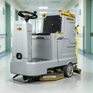 Ride on Floor Scrubber Dryer Machine SUTO ST X600 Large Capacity Lithium Battery Industrial Commercial Floor Scrubber