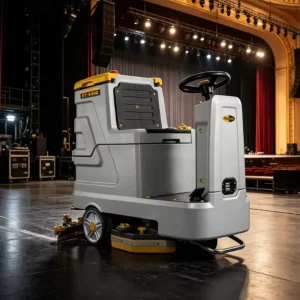 Ride on Floor Scrubber Dryer ST X600 Energy Saving Commercial Floor Cleaner Equipment for School Library Property Management Use