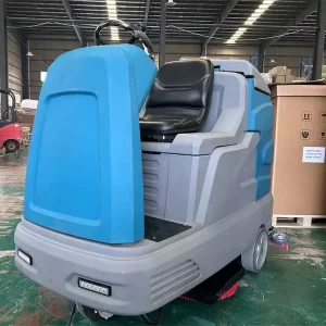 Ride-on Floor Scrubber Machine 245 L 1380 mm Cleaning Width