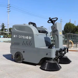 Ride on Floor Sweeper Electric Industrial Sweeping Machine for Workshop Warehouse Oil Spill Clean up