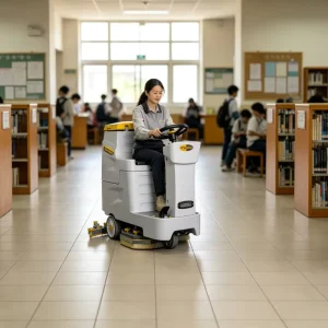 Ride-on Industrial Floor Scrubber Machine