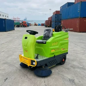 Ride-on Street Sweeper Machine with 180L Dust Bin for Industrial Cleaning