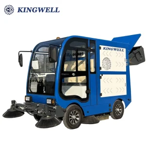 Ride on Sweeper Garbage Self Dumping Type Electric Industrial Road Street Floor Sweeper Machine Battery Powered