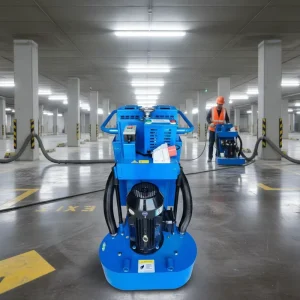 Road Construction Manual 5.5KW AC380V 600mm Concrete Floor Grinding Machine with Double Vacuum Cleaner for Epoxy Removal