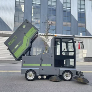 Road Sweeper Truck Vacuum Street Sweeping Vehicle Commercial Cleaning Truck Cleaning Floor Sweeper on the Road