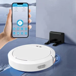 Robot Vacuum & Mop Combo with Auto Mop Lifting Wi Fi Connected for Wet and Dry Cleaning Hands Free Home Maintenance