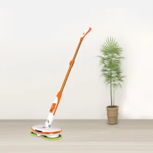 Robotic Floor Vacuum Cleaner and Cordless Spray Mop with Rechargeable Battery