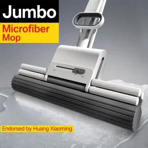 Roller Squeeze Mop with Sponge Head