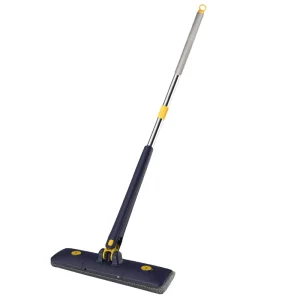 Rotating Extendable Stainless Steel Handle Microfiber Flat Mop Folding Wringer for House Cleaning Lightweight Durable