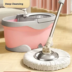 Rotating Spin Mop Bucket Hands-Free One-Sweep Household Mop