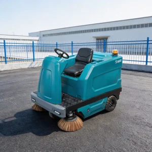 S1600 Ride on Compact Industrial Easy Maneuver Small Shop Floor Sweeper