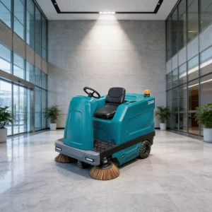 S1600 Ride on Electric Automatic Low Noise School Corridor Floor Sweeper