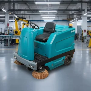 S1600 Ride-on Electric Vacuum Floor Sweeper for Warehouses