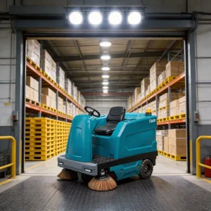 S1600 Ride on Industrial Vacuum Fast Cleaning Supermarket Floor Sweeper