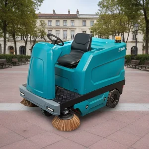 S1600 Ride-on Industrial Vacuum Floor Sweeper with Large Tank Capacity