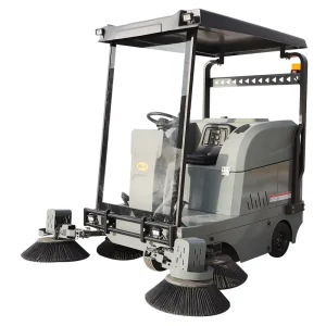 S18 Low-Noise Ride-On Floor Sweeper, 13000 SQM/H, for Airport, Factory, Park, and School Cleaning