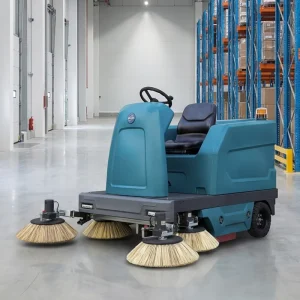 S1800 Electric Ride-On Industrial Compact Floor Sweeper