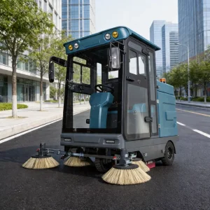 S2000 Electric Ride-On Automatic Vacuum Floor Sweeper with Pure Copper Motor for Hospitals