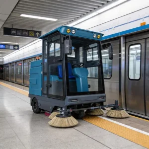 S2000 Electric Ride-On Industrial Floor Sweeper with Energy-Saving Motor for Factories