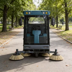 S2000 Four-Side-Brush Ride-On Industrial Electric Self-Propelled Workshop Floor Sweeper