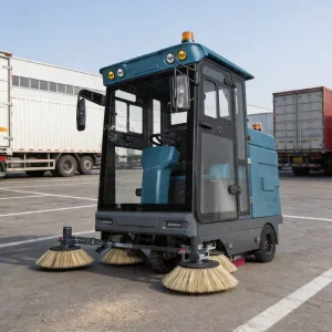 S2000 Quiet Electric Ride-On Floor Sweeper for School Corridors