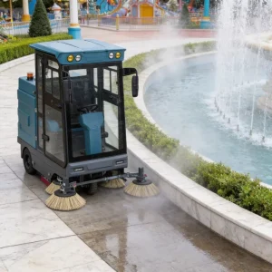 S2000 Ride-On Automatic Industrial Floor Sweeper with Easy-Clean Filter