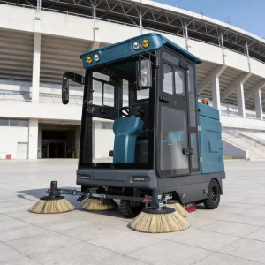 S2000 Ride-On Automatic Industrial Floor Sweeper with Water Spraying Function