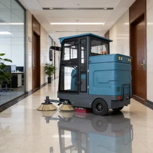 S2000 Ride-On Automatic Vacuum Floor Sweeper with 180L Garbage Tank