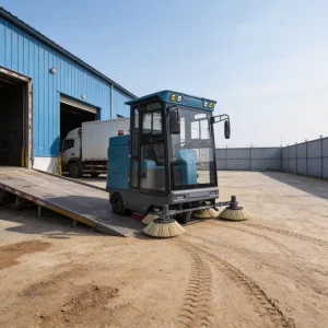 S2000 Ride-On Electric Floor Sweeper with Hydraulic Brake