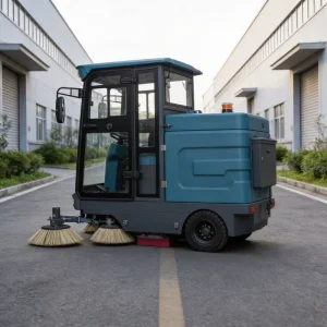 S2000 Ride-On Electric Industrial Floor Sweeper with 650 kg Capacity