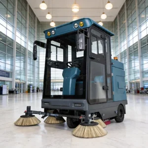 S2000 Ride on Electric Vacuum Hydraulic Disc Brake Factory Floor Sweeper