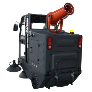 S20W Electric Three-Wheel Ride-On Road Sweeper with Water Spraying Function
