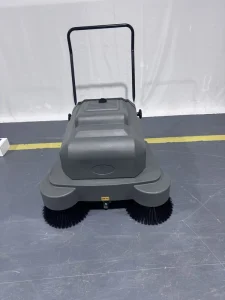 S3 Walk Behind Self Propelled Electric Floor Sweeper Concrete Cleaning Machine Cordless Plastic Broom 22L Dust
