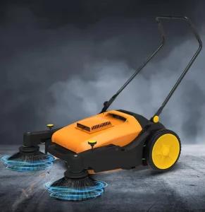 S480 35L Manual Walk-Behind Mini Floor Sweeper, Hand Push