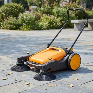 S480 35L Manual Walk-Behind Street Floor Sweeper with 1100W Motor