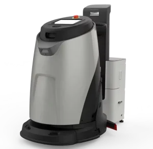 S50 Automatic Navigation Cleaning Robot Floor Scrub Sweep Mop Recharging Machine with 54L Water Tank