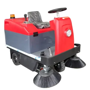 SBN-1200A Electric Ride-On Industrial Floor Sweeper, 1200mm Sweeping Width, 8000 m²/h Efficiency, 105L Hopper, 48V Battery