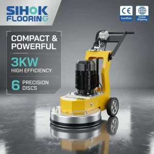 SHCG-450 3kW 450mm Concrete Floor Grinder with 6 Discs for Terrazzo and Marble