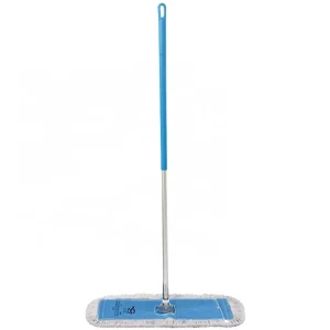 SHIANKU Food Grade Microfiber Flat Mop for Floor Cleaning Dry Wet Dual Using Industrial Flat Mop Set