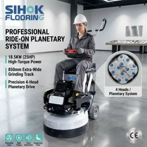 SIHOK SHCG 850 RC Remote Controlled Concrete Floor Grinder 18.5KW 25HP Planetary Grinding Machine Professional Floor Polisher