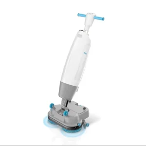 SJ-01 Dual-Brush Wet Floor Scrubber Industrial Battery Cordless Electric Mop