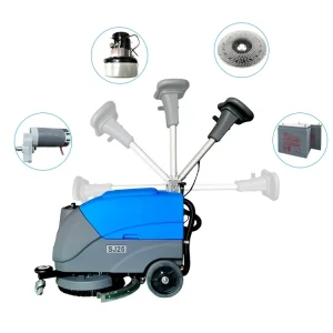 SJ-25 Folding-Handle Battery-Powered Industrial Floor Scrubber