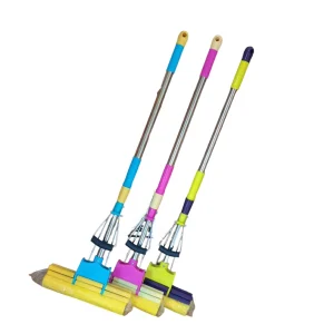 SOP20 Multifunctional Household PVA Sponge Mop with Rubber Cotton, Hands-Free Self-Wringing