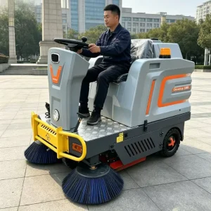 SP 1300 Commercial Ride on Floor Sweeper for School Campus and Hospital Area Cleaning
