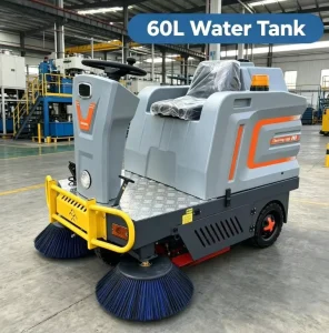 SP-1300 Industrial Cleaning Machine with 1300mm Sweeping Width for Manufacturing Facilities