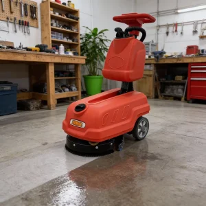 SP 360 Electric Walk Behind New Workshop Floor Scrubber Foldable Marble Floor Burnishing Cleaning Machine for Small Areas